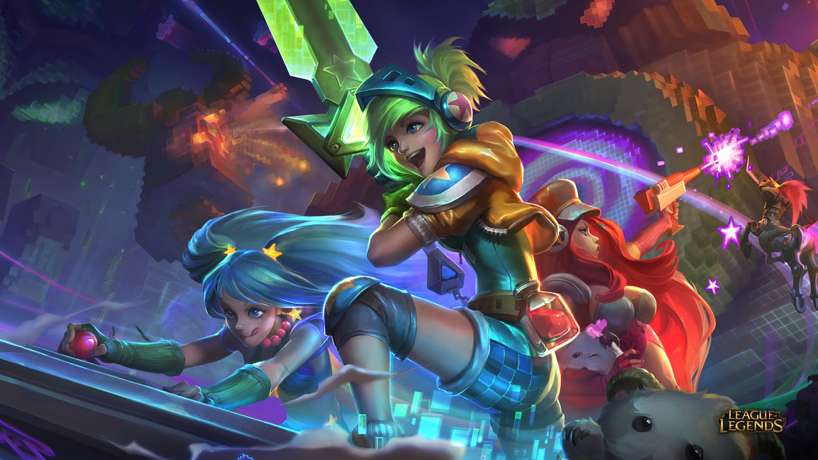 Arcade Skins Wallpaper League Of Legends Wallpapers