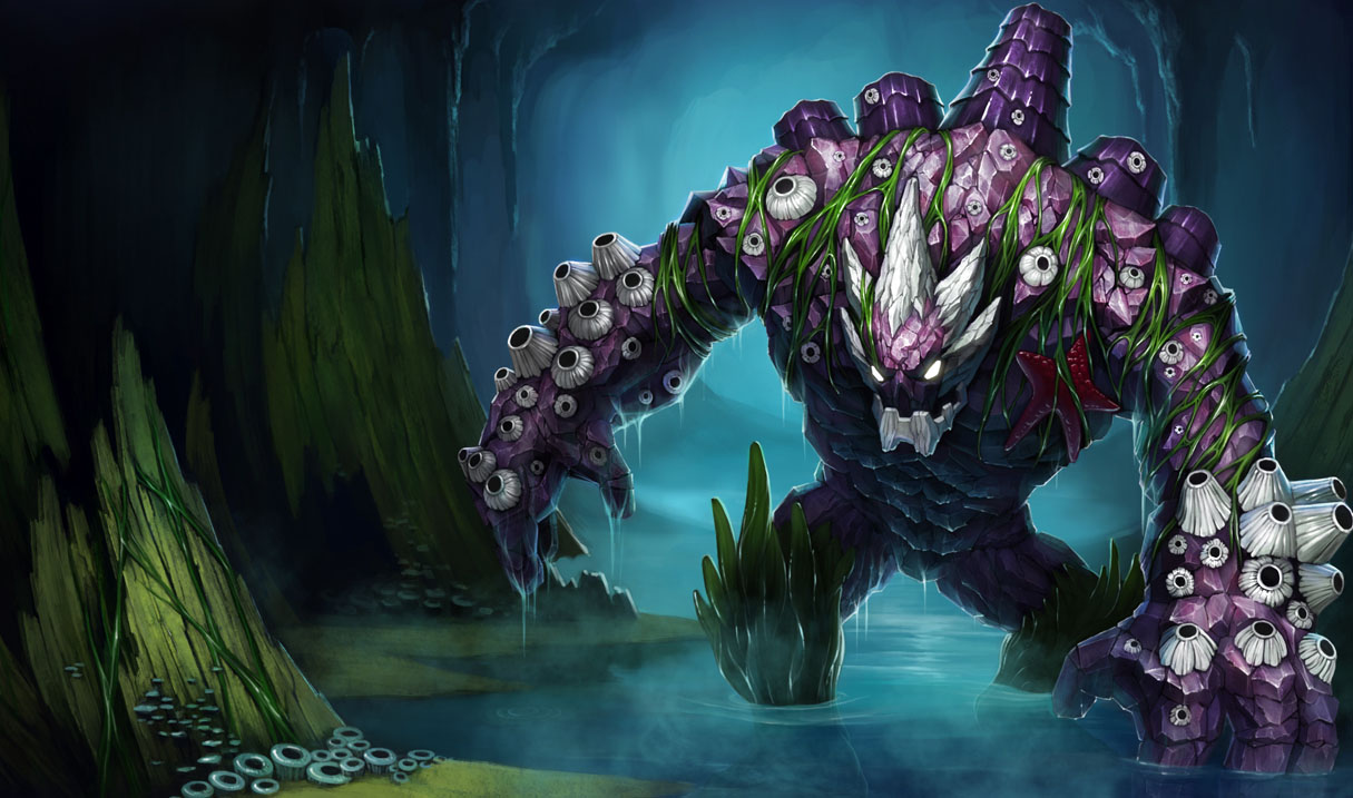 Coral Reef Malphite Skin Chinese League Of Legends Wallpapers