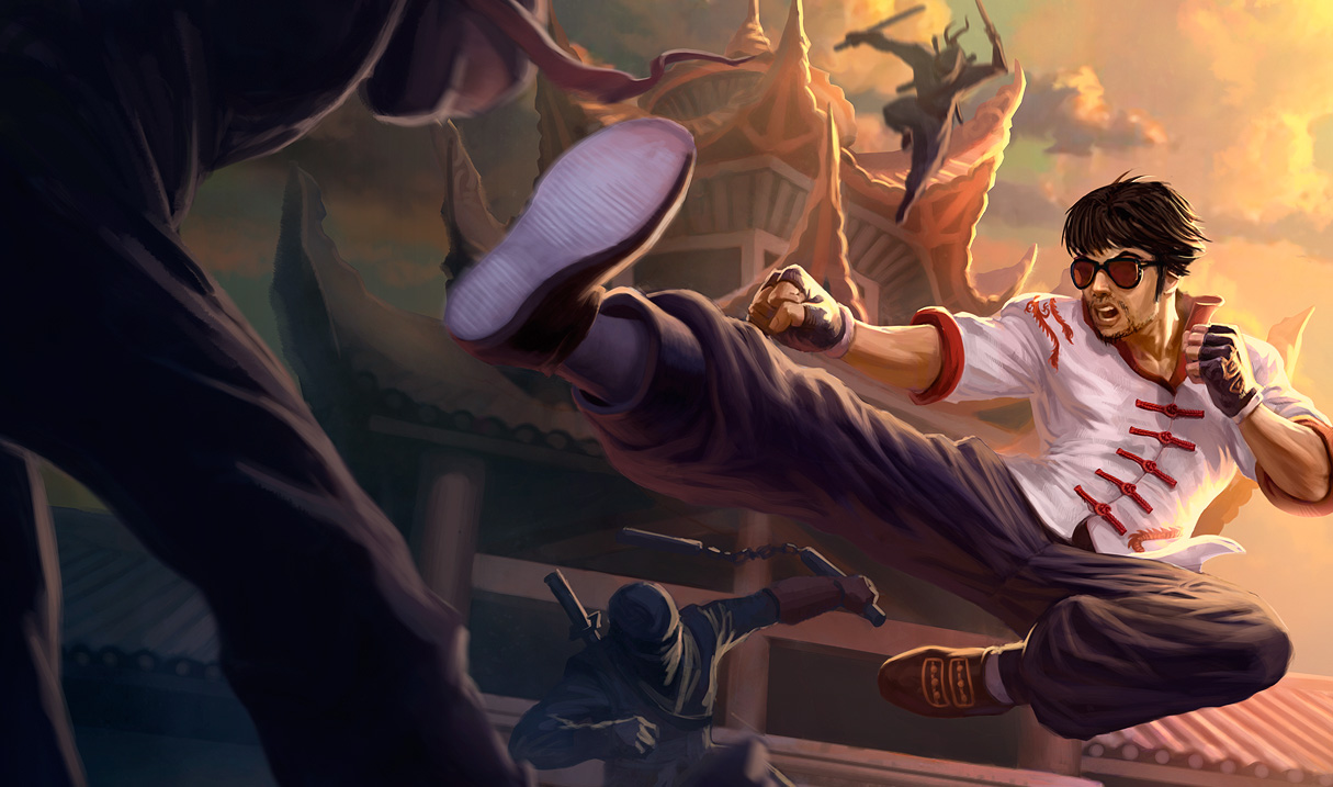 Dragon Fist Lee Sin Skin - League of Legends Wallpapers