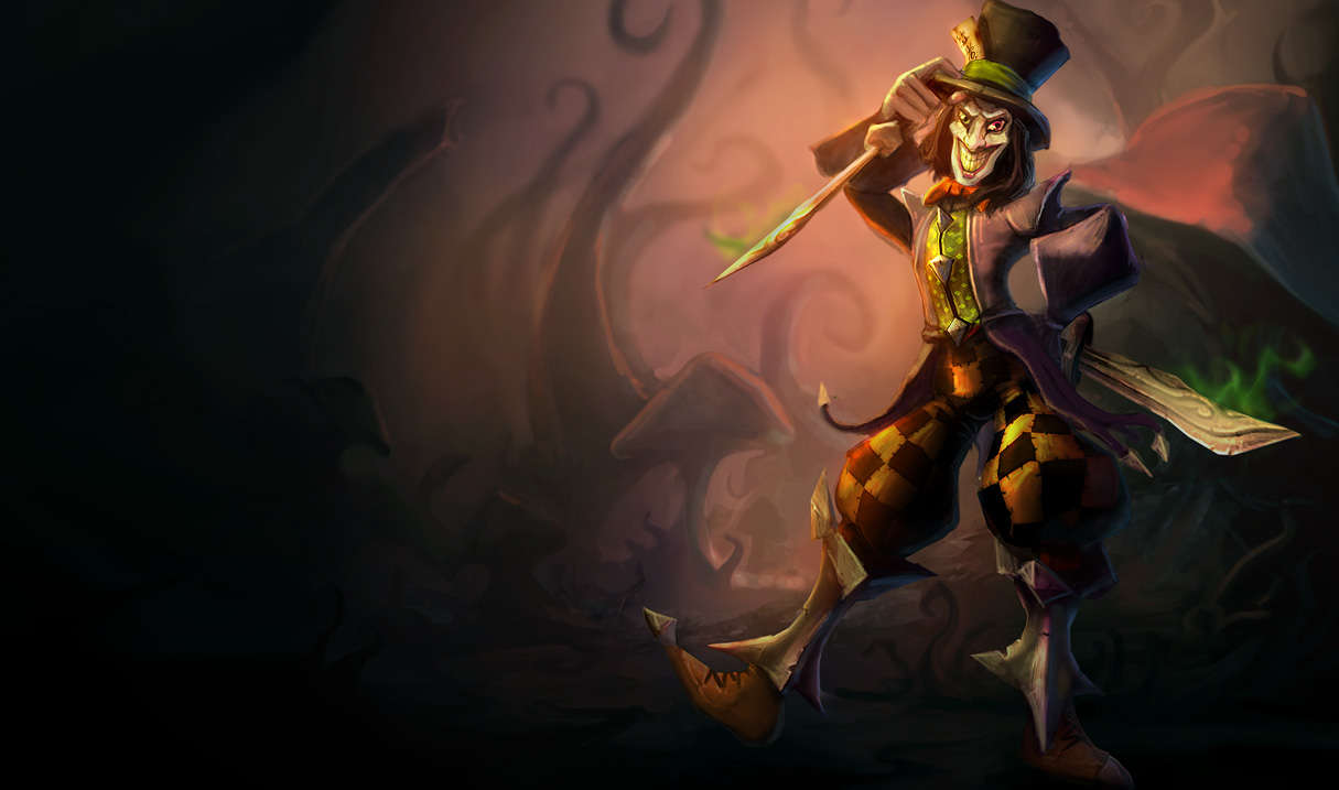 Mad Hatter Shaco Skin League Of Legends Wallpapers
