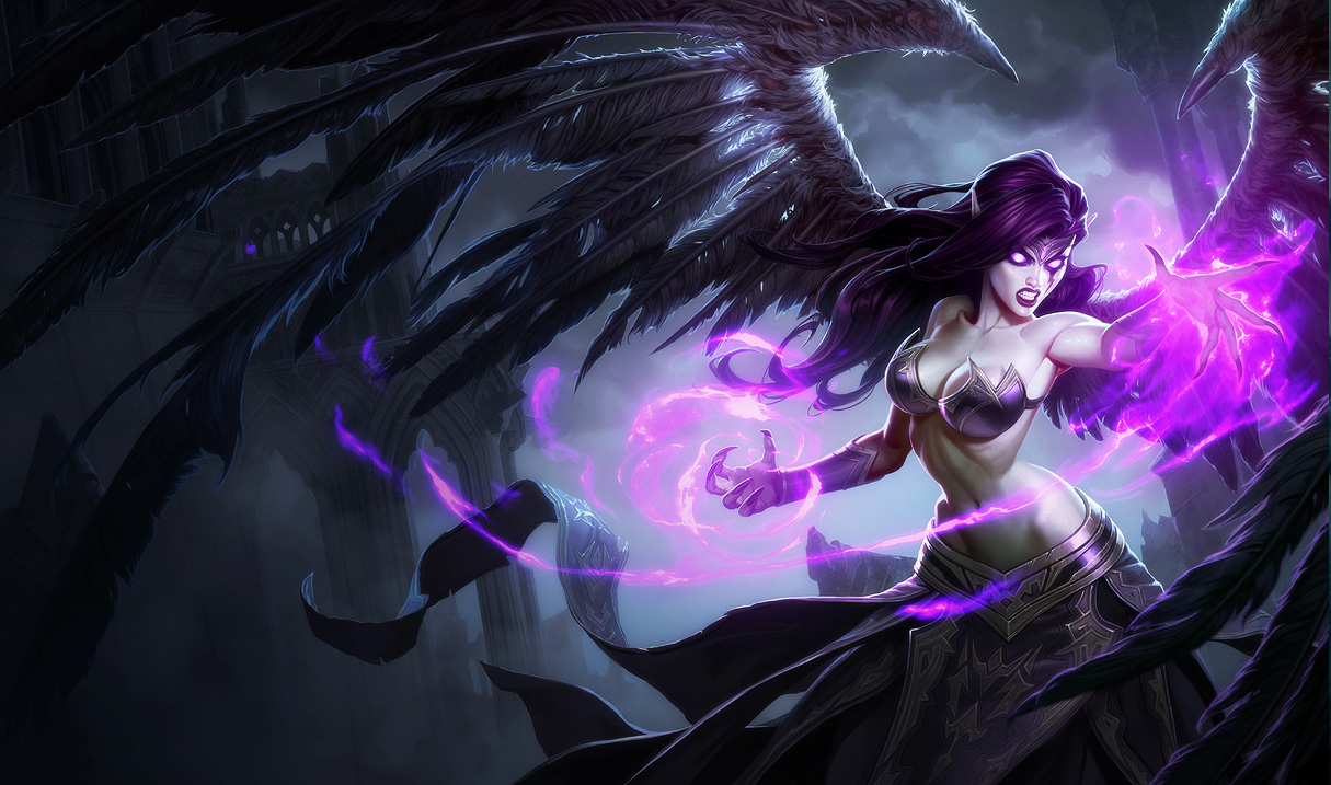 Morgana Classic Skin Reworked League Of Legends Wallpapers