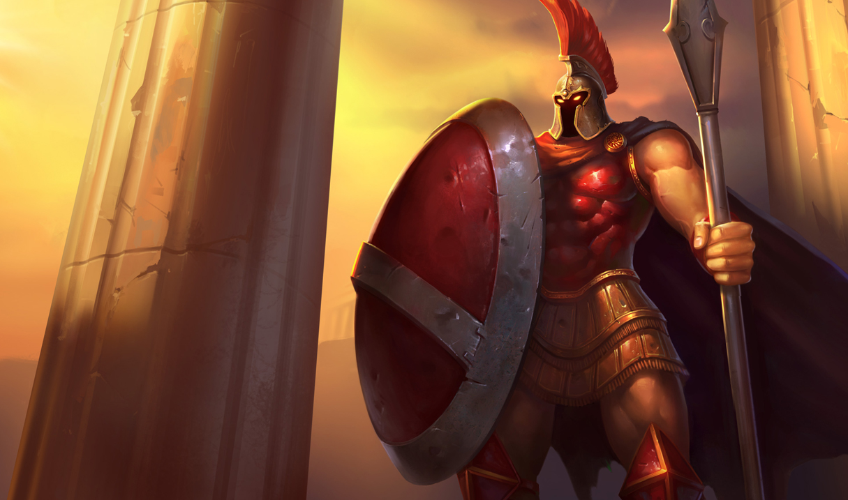 Pantheon Classic Skin Chinese League Of Legends Wallpapers