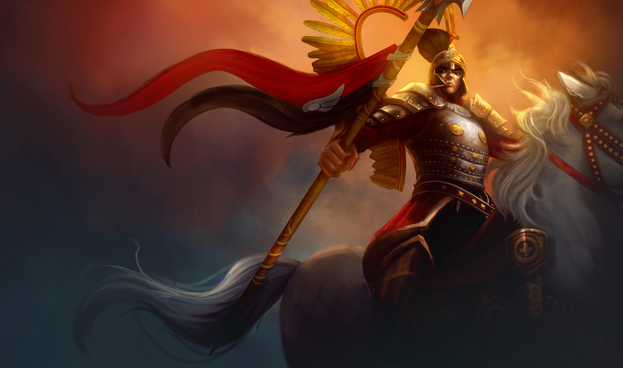 Winged Hussar Xin Zhao Skin League Of Legends Wallpapers