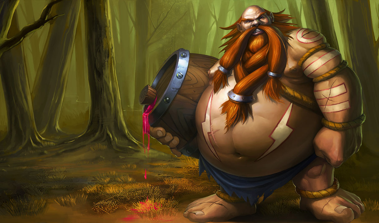 Gragas Classic Skin Chinese League Of Legends Wallpapers