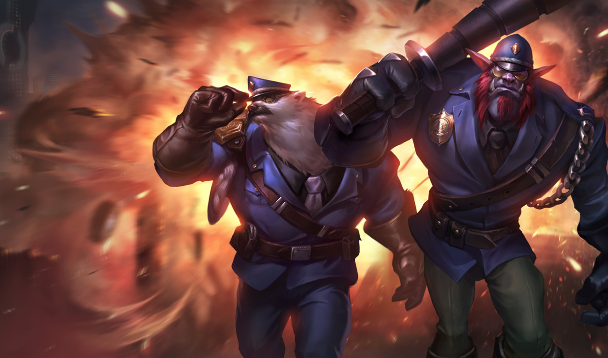 Captain Volibear and Constable Trundle Skins