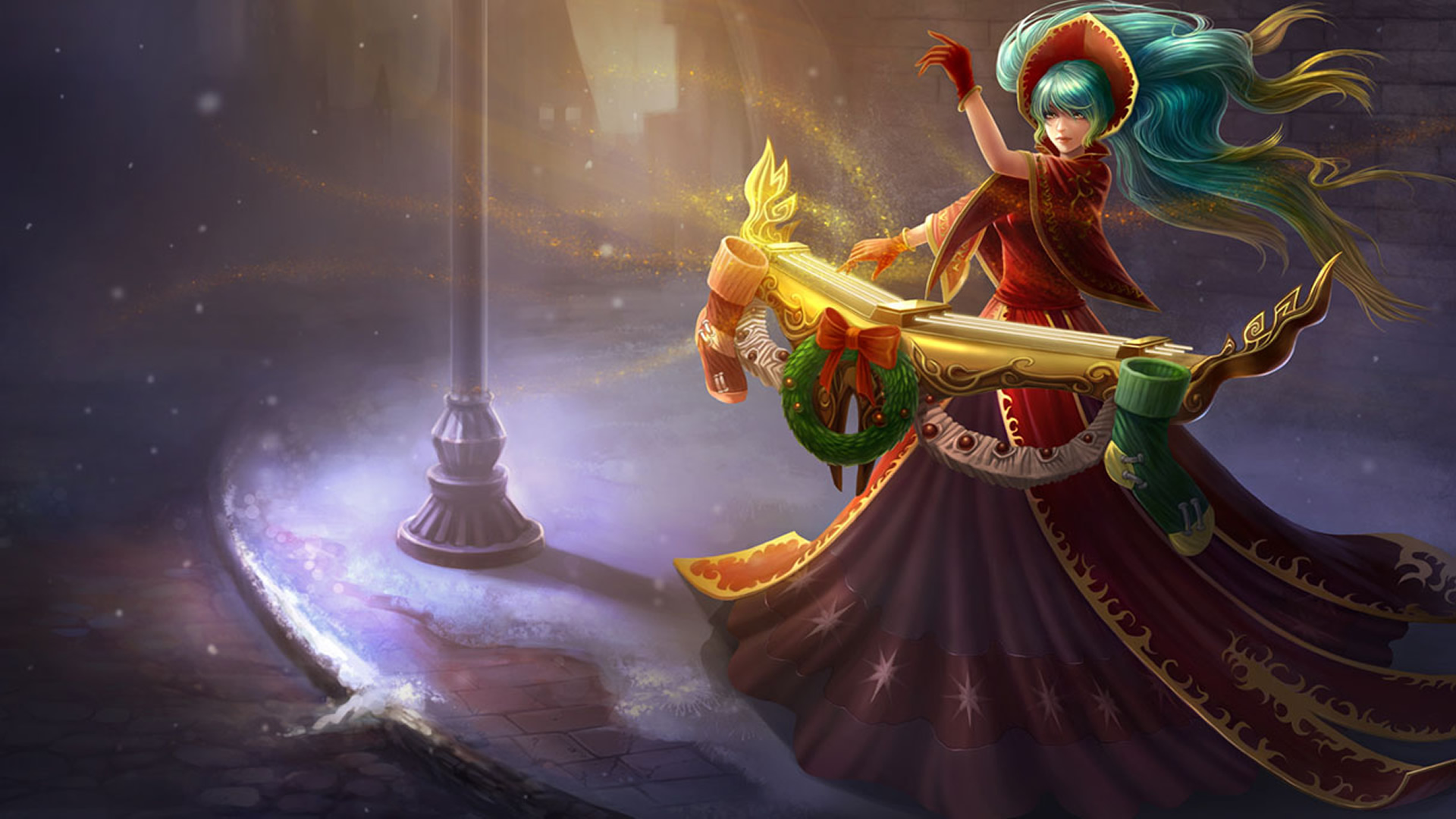 Silent Night Sona (Chinese) - League of Legends Wallpapers