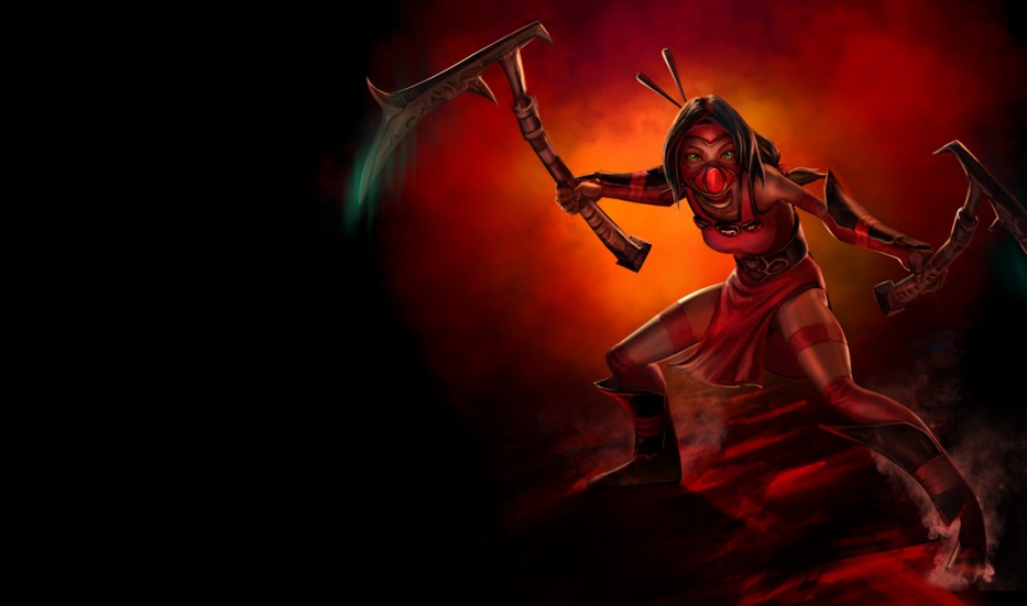 Crimson Akali Skin - Old - League of Legends Wallpapers