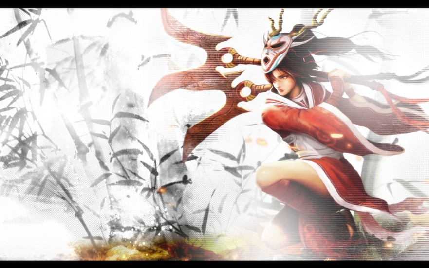 Blood Moon Akali Fanart (2) - League of Legends Wallpapers