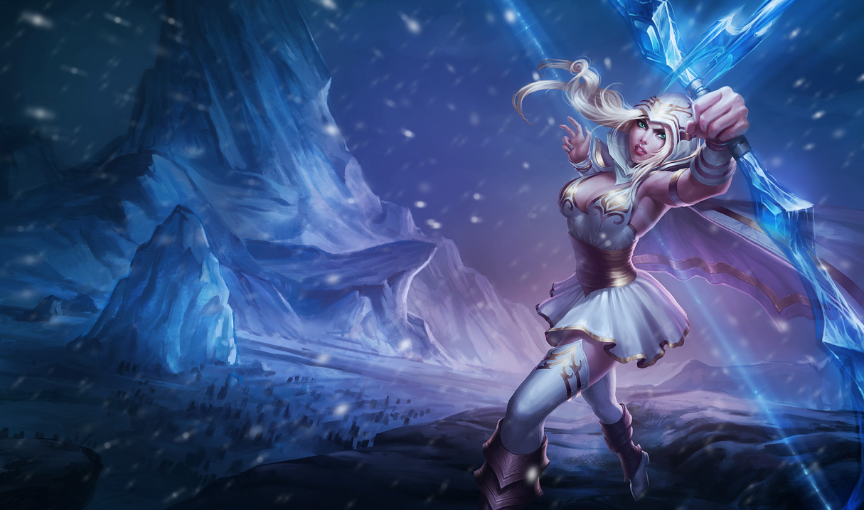 freljord ashe skin league of legends wallpapers freljord ashe skin league of legends