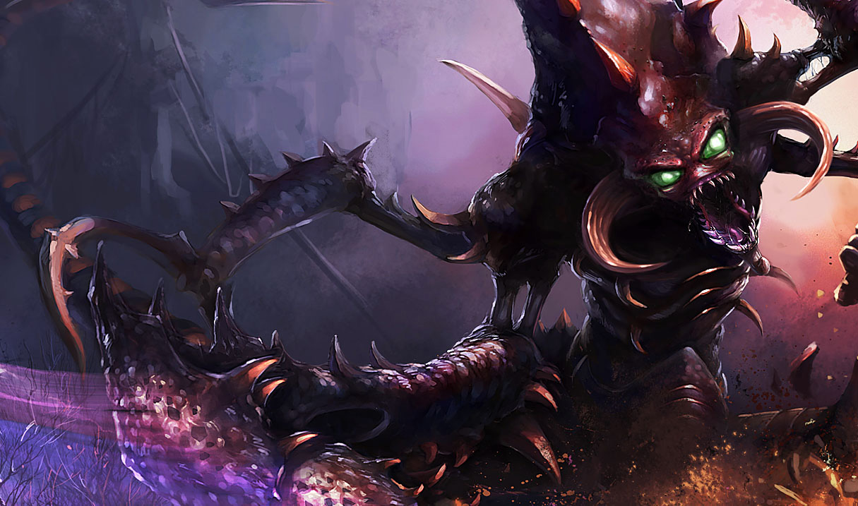 Cho'Gath Classic Skin - Chinese Art.